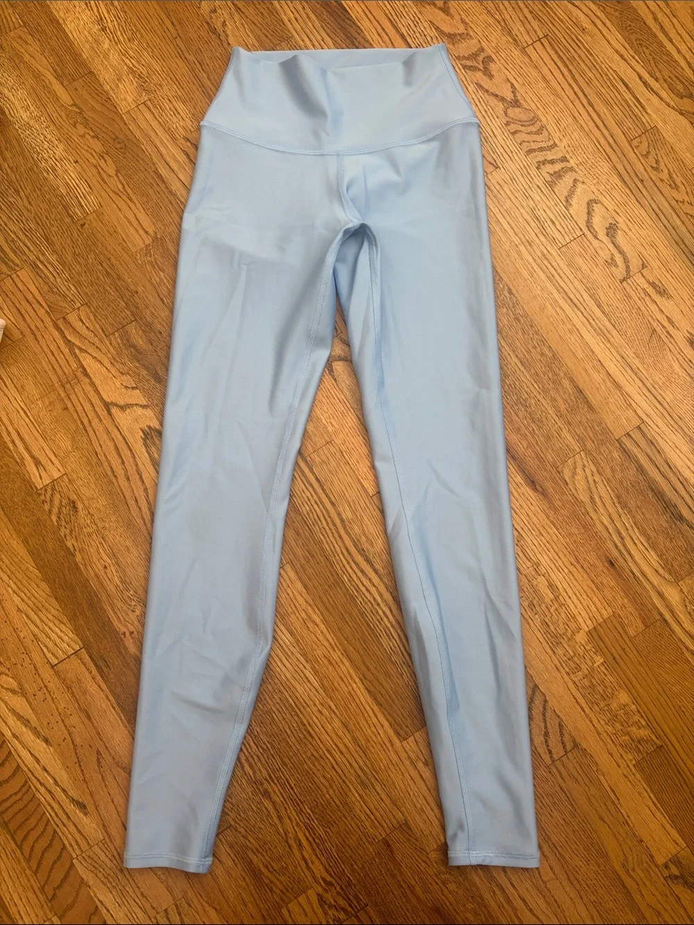 ALO Yoga Powder Blue Leggings Full Length Small